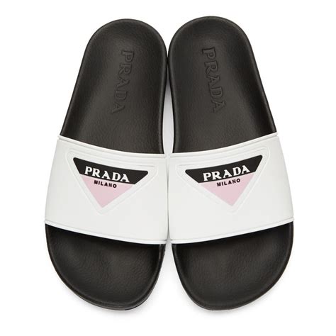 prada rubber slide|Prada shoes for women.